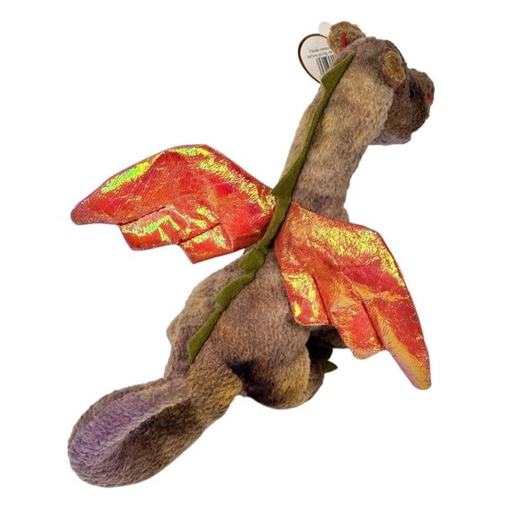 MWT VTG Ty Beanie Baby Scorch The Dragon 1998 Rare Tag Errors Retired - Picture 5 of 13